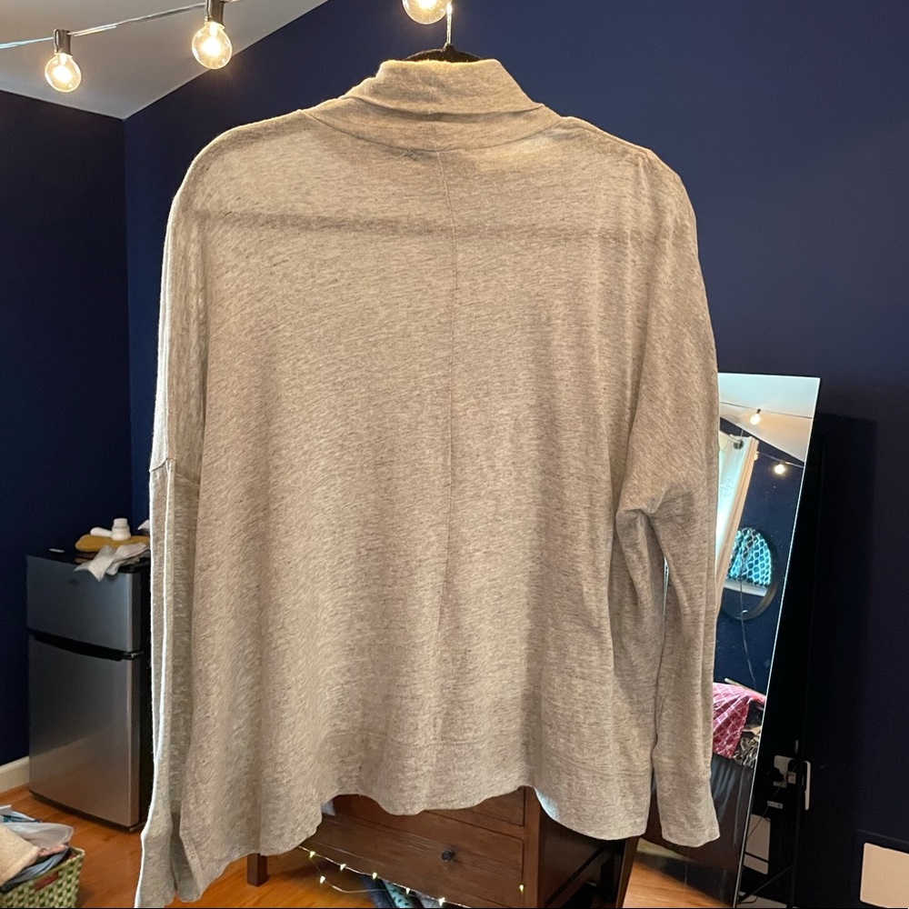 Madewell Studio turtleneck in Heather Cloud - Picture 7 of 16